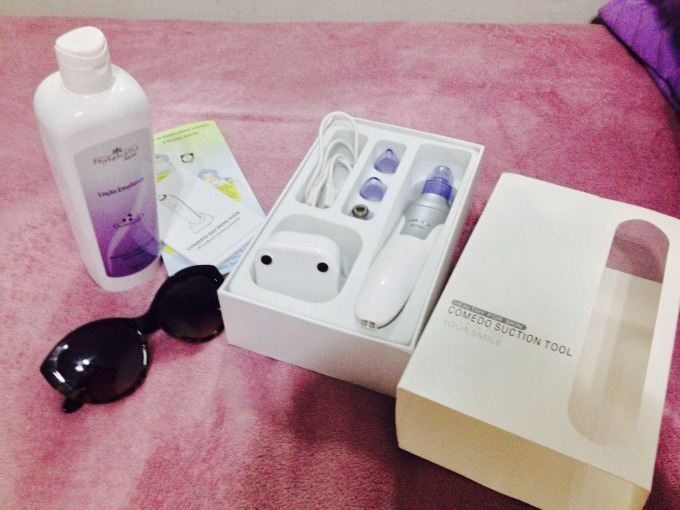 Aparelho de sucção para limpeza de pele