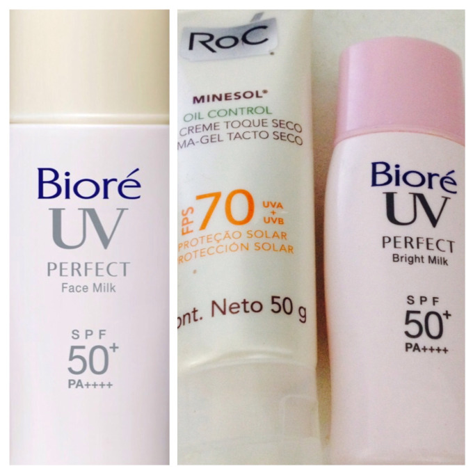 Bioré Perfect Face Milk X Minesol Oil Control X Bioré Perfect Bright Milk