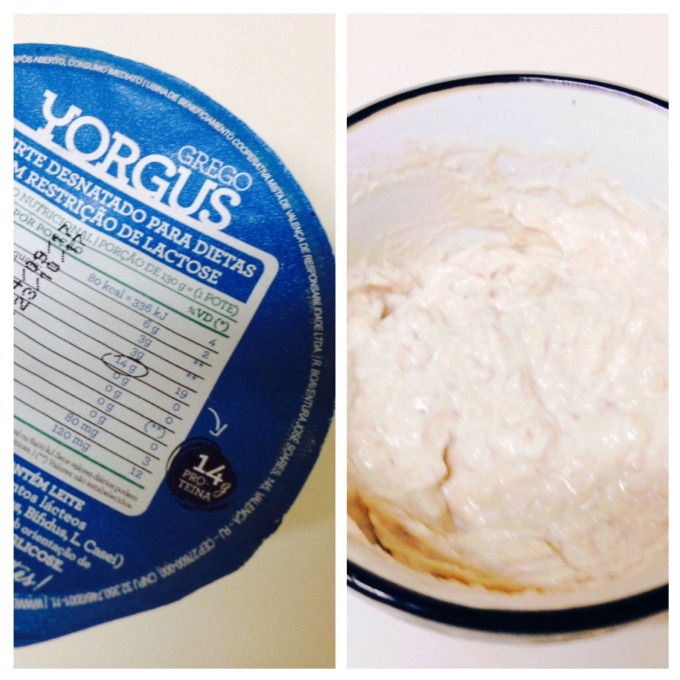 Pasta feita com Yorgus grego, atum e sal rosa do Himalaia