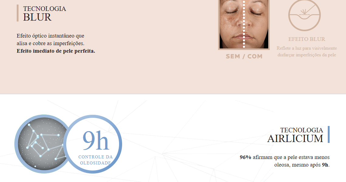 O Effaclar BB Blur promete 9h de controle da oleosidade