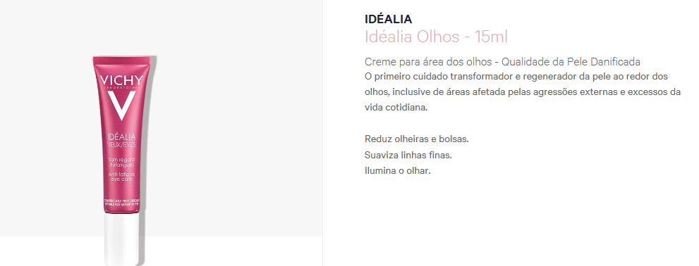 Idéalia Eyes especificações pra que serve