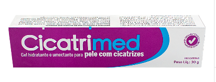 Cicatrimed gel hidratante e umectante para pele com cicatrizes