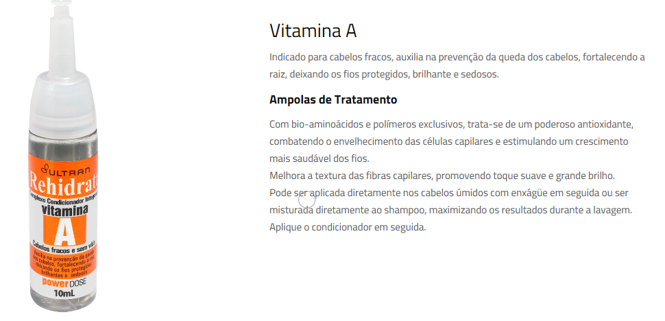 Vitamina A ampola Rehidratt