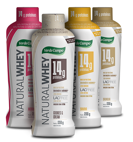 Natural Whey 14g em embalagens de 250g
