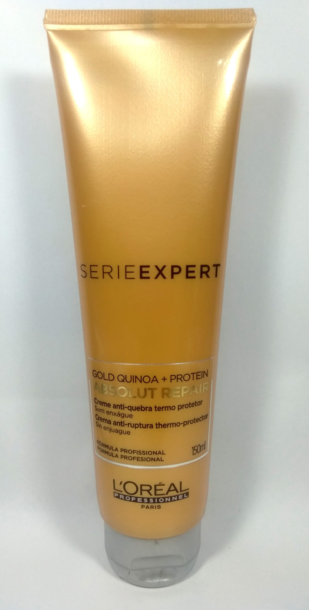 Leave-in Absolut Repair Gold Quinoa + Protein em embalagem de 150ml