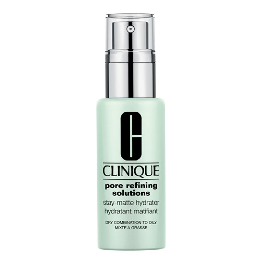 Clinique Pore Refining Solutions Stay-Matte Hydrator em embalagem de 50ml.