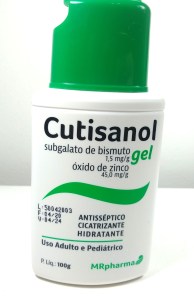 O Cutisanol gel vem em embalagem de 100g