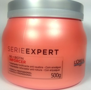 Máscara L'Oréal Inforcer em embalagem de 500g