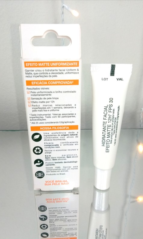 Hidratante Garnier Uniform & Matte com vitamina C