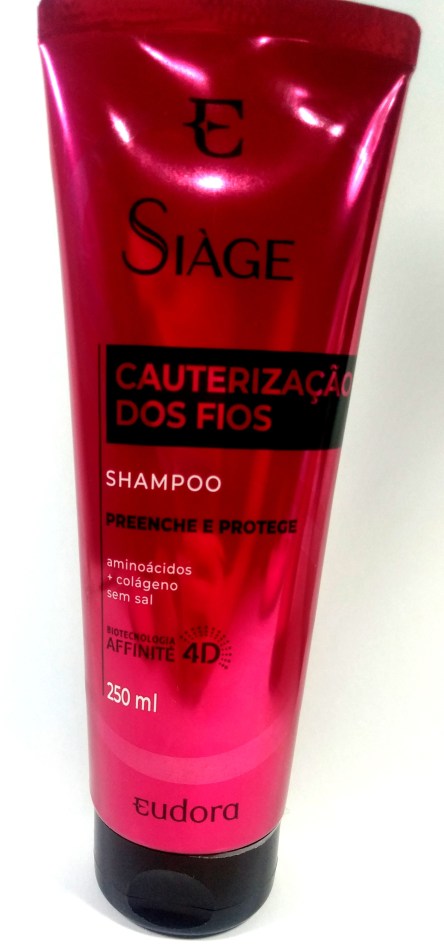 Shampoo Siàge Cauterização dos Fios em embalagem de 250ml