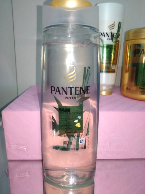 Shampoo Pantene Bambu Nutre e Creesce em embalagem de 400ml