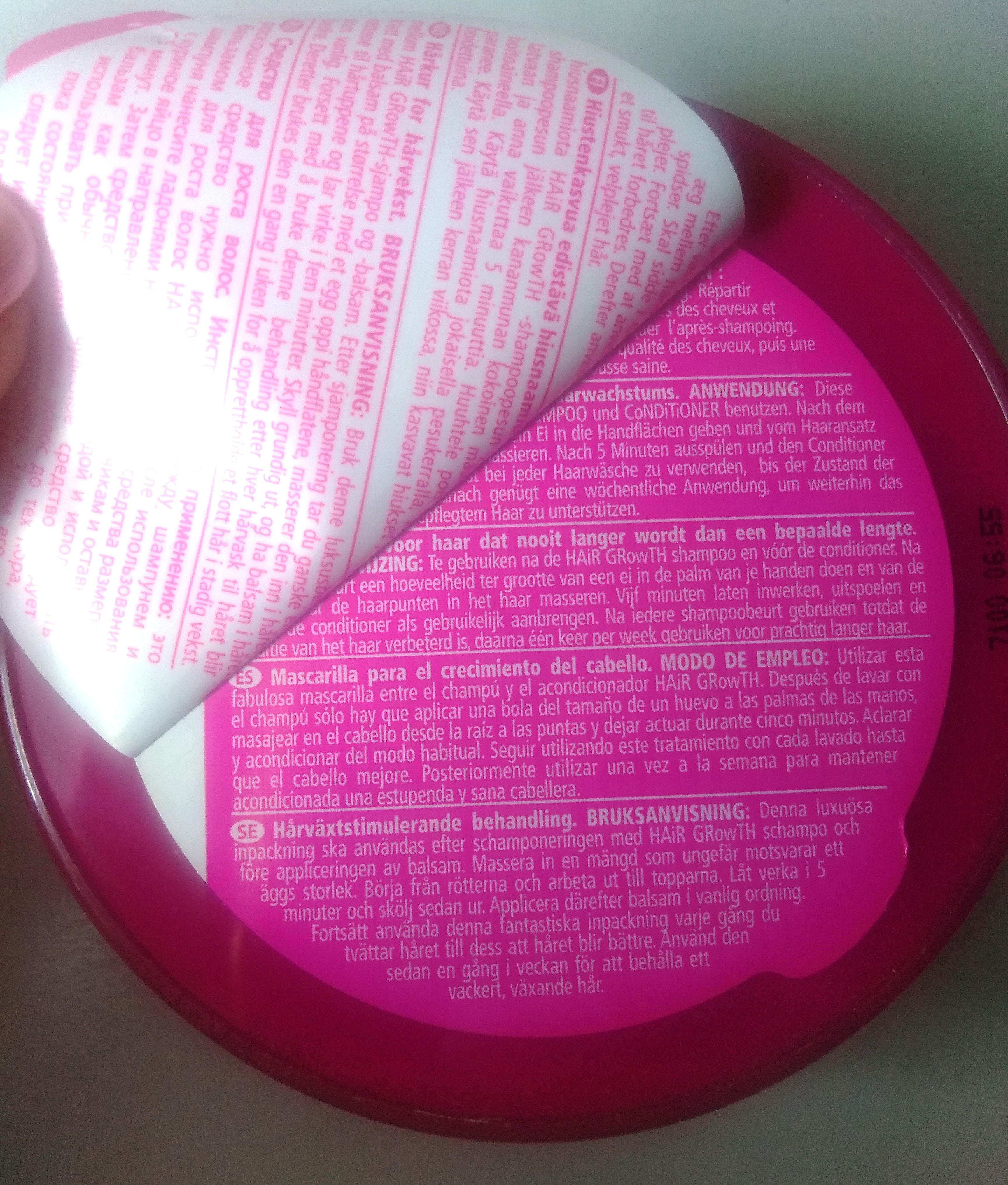 Hair Growth Lee Stafford: modo de uso