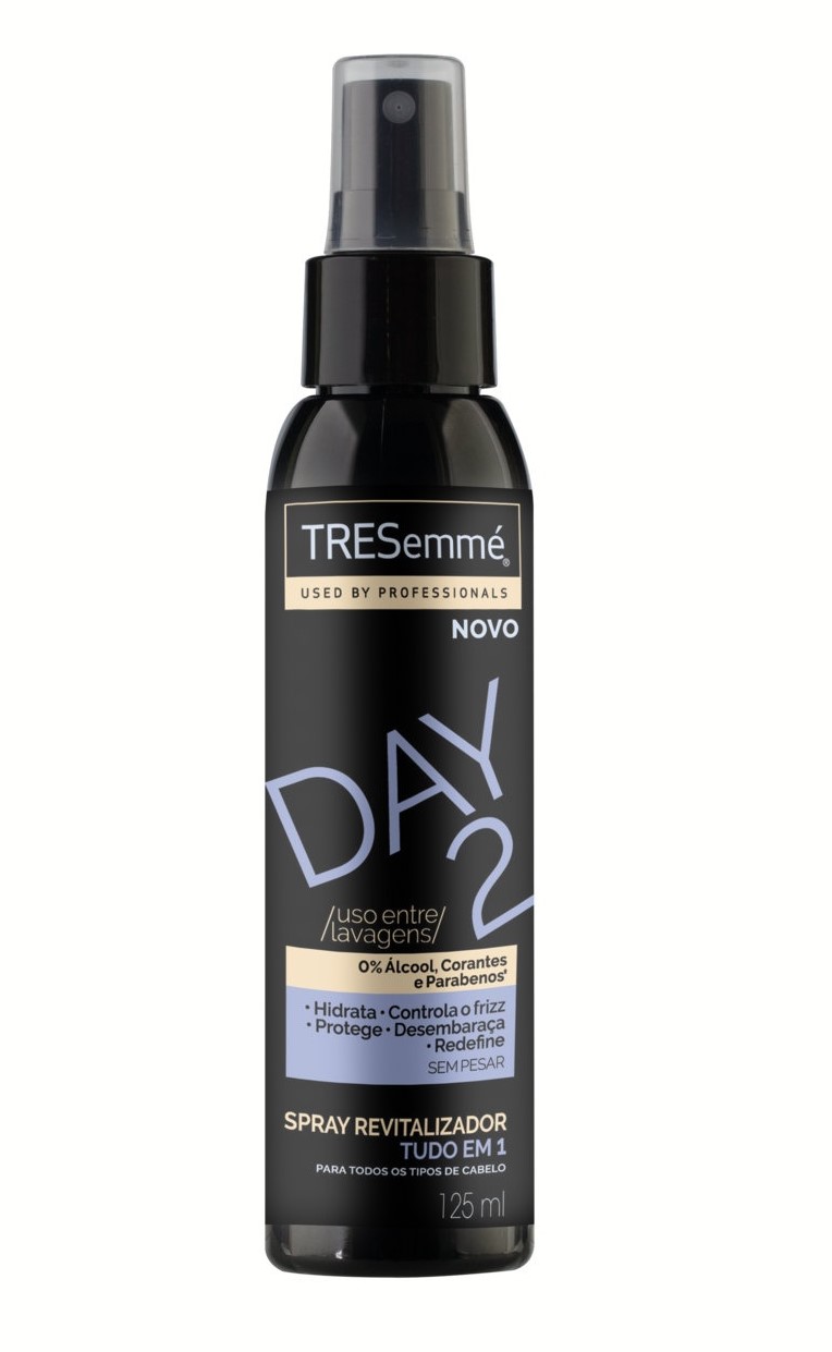 Day 2 TRESemme spray revitalizador