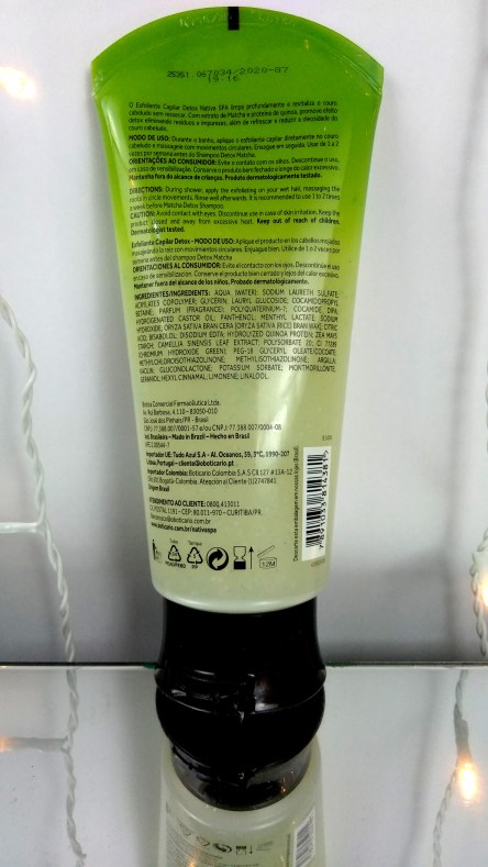Shampoo Esfoliante Capilar Nativa Spa