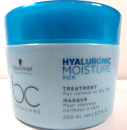 Máscara Bonacure Hyaluronic Moisture Kick da Schwarzkopf em embalagem de 200ml