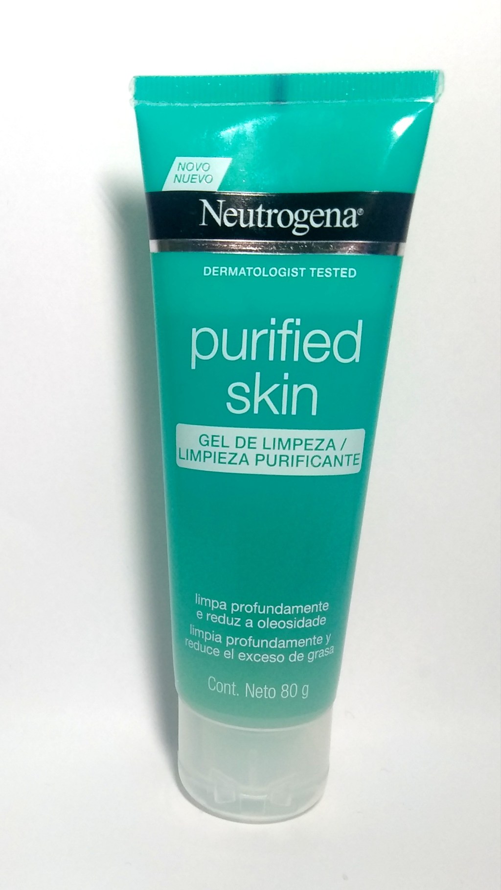 Gel de Limpeza Neutrogena Purified Skin em embalagem de 80g