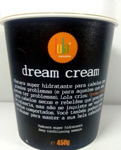 Máscara de hidratação Dream Cream em embalagem de 450g