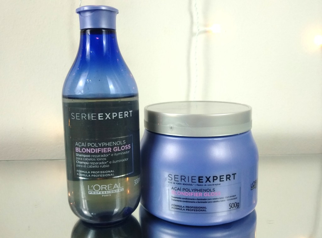 Shampoo e máscara Blondifier Gloss
