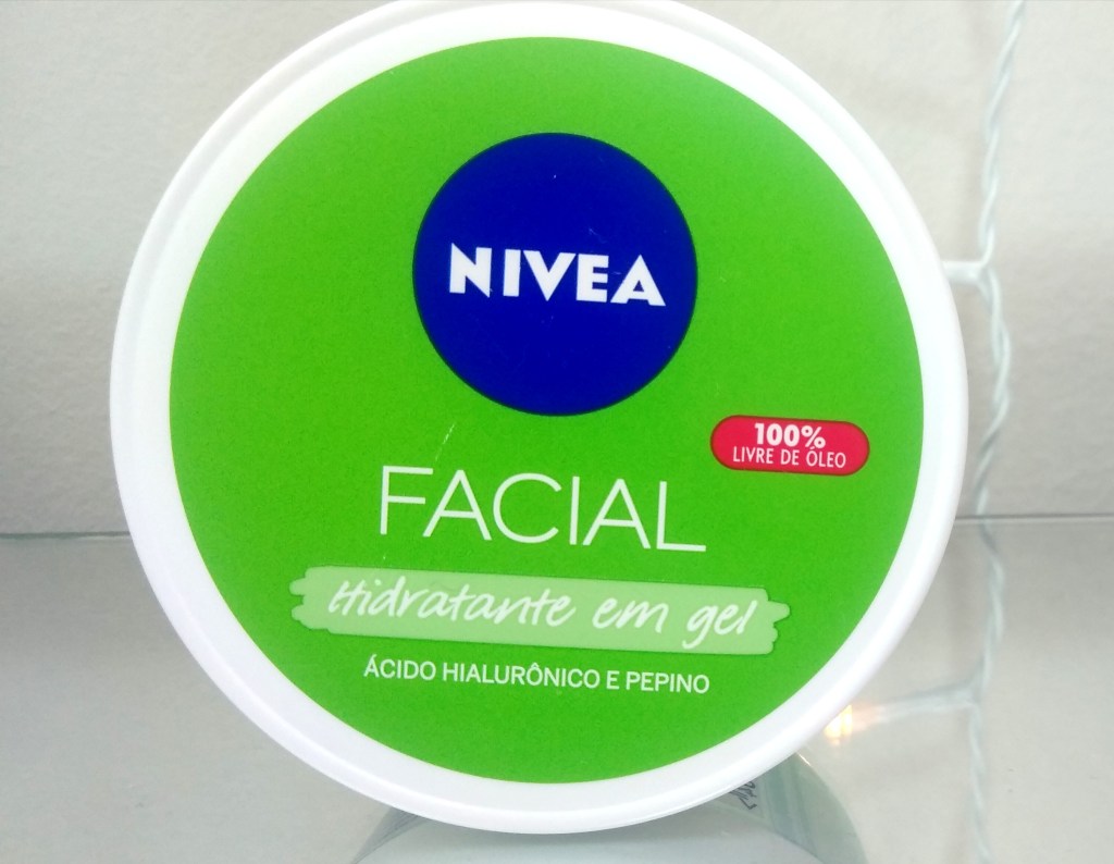 Hidratante em gel Nivea com ácido hialurônico e pepino