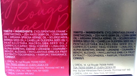 Composição dos dois óleos da linha Elixir Ultime da Kérastase