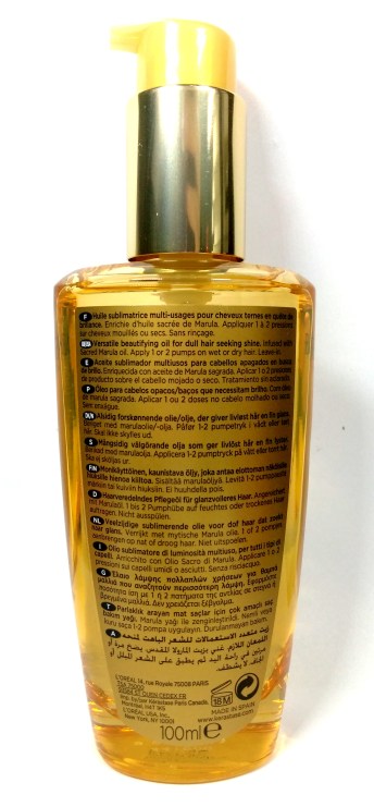 Óleo Kérastase Original Elixir Ultime: especificações