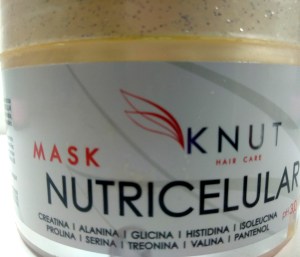Máscara nutritiva da KNUT em embalagem de 300g