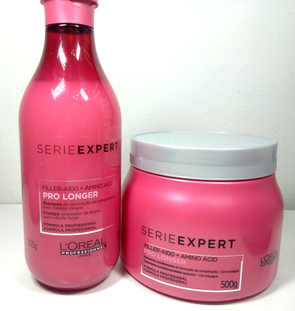 Shampoo e máscara Inforcer com Filler-A100 e aminoácido