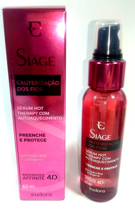 Sérum Hot Therapy Cauterização dos Fios em embalagem de 60ml