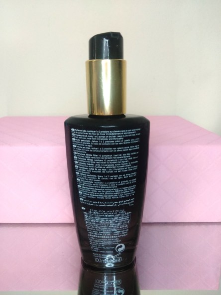 Óleo Chronologiste: especificações