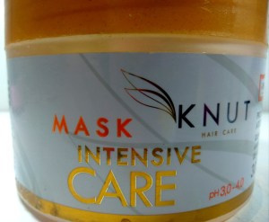 Máscara Intensive Care da KNUT em embalagem de 300g