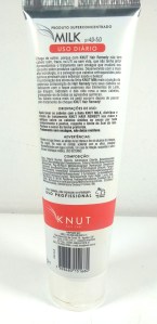 Leave-in KNUT Milk Hair Remedy: especificações
