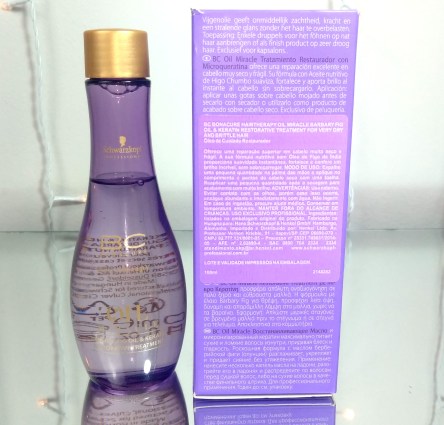 Óleo Oil Miracle Barbary Fig Schwarzkopf: especificações