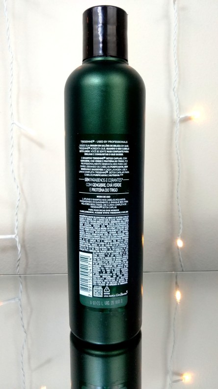 Shampoo TRESemmé Detox Capilar: especificações