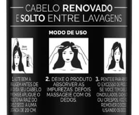 Instruções de uso shampoo a seco day 2 TRESemmé