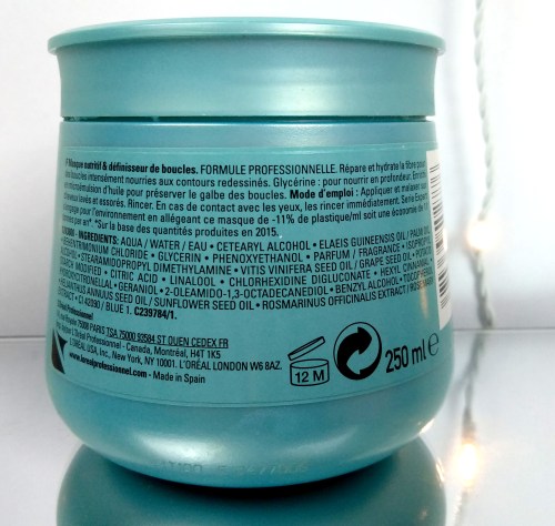 Máscara Curl Contour da L'Oréal Professionnel