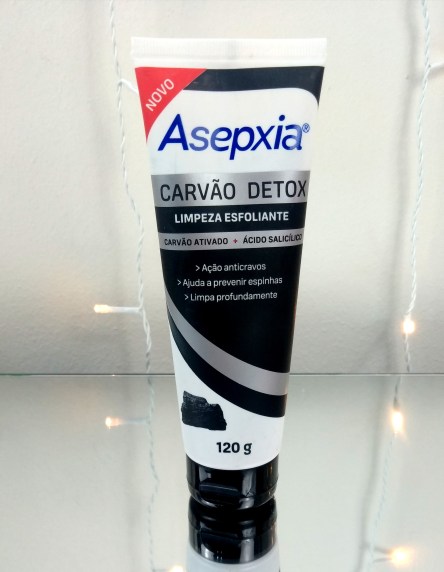 Asepxia Carvão Detox Limpeza Esfoliante