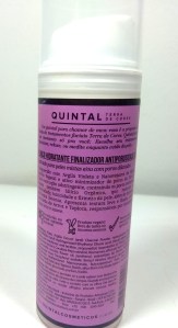 Hidratante Quintal Antiporosidade: especificações