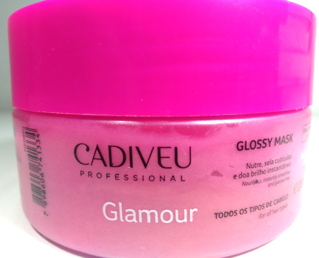Máscara Cadiveu Glamour em embalagem de 200 ml