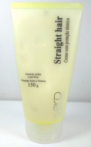 Creme de proteção térmica Straight Hair da K.PRO em embalagem de 150g