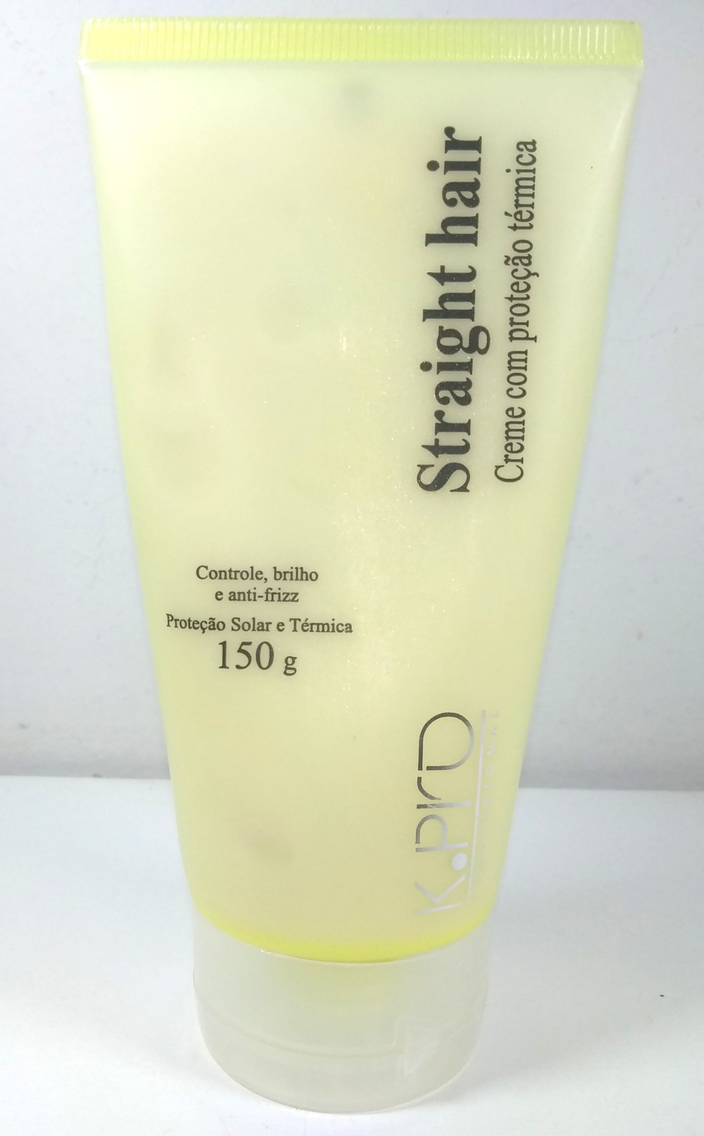 Creme de proteção térmica Straight Hair da K.PRO em embalagem de 150g
