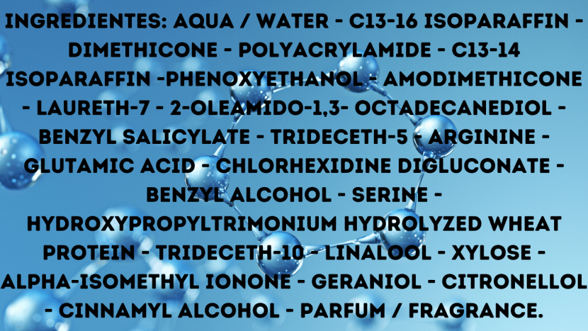 keratine thermique composição