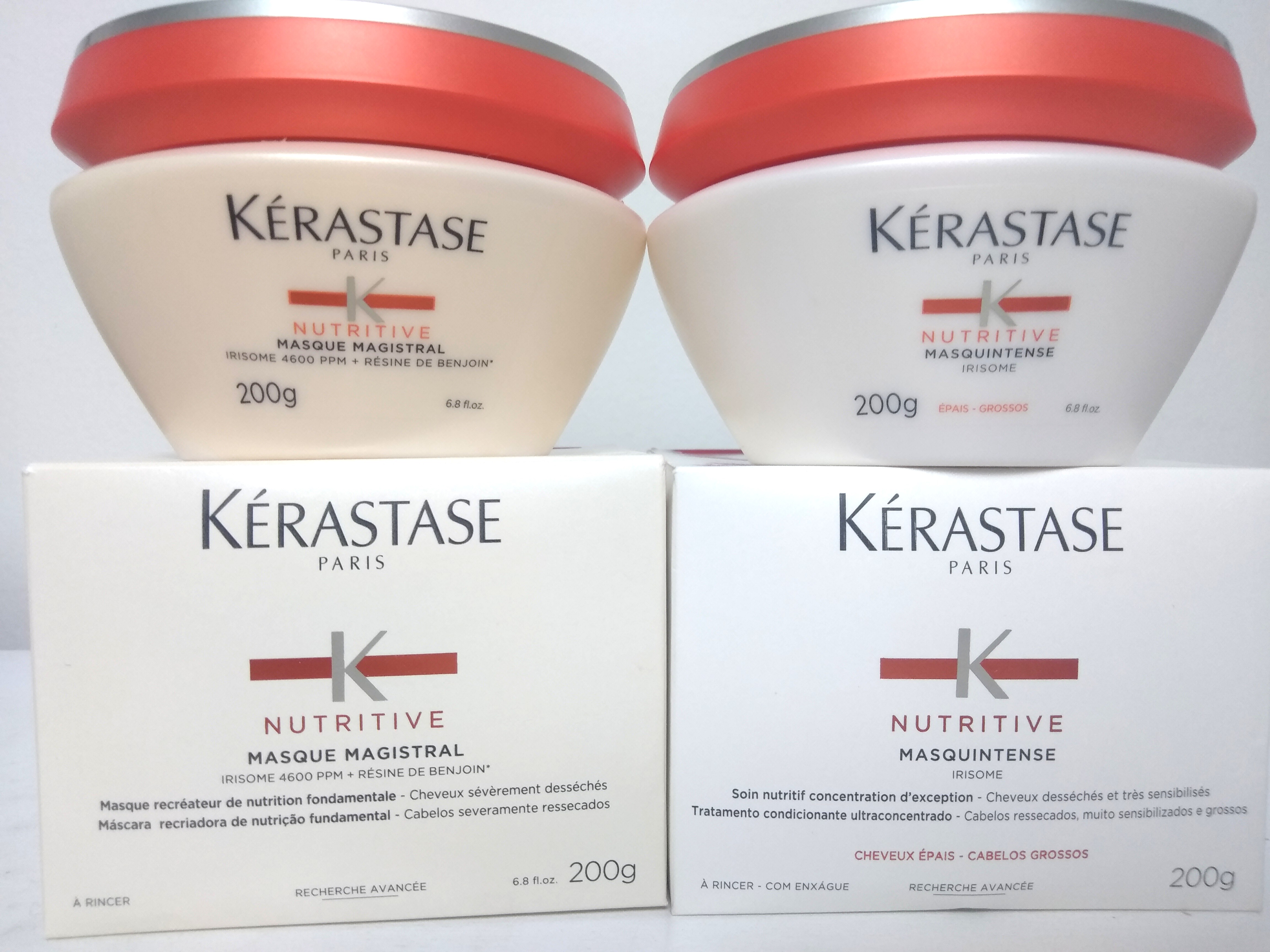 Magistral com Irisome 4600 ppm e Resina Benjoin e Masquintense com Irisome