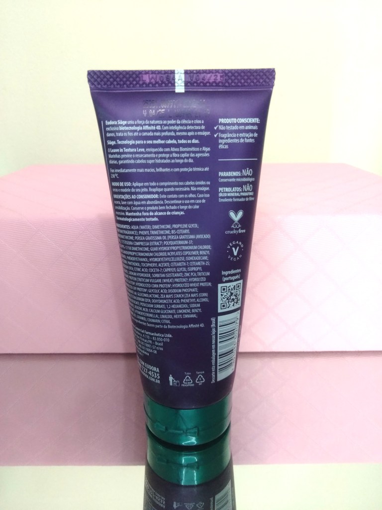 Leave in Hidratação Micelar Eudora Siage