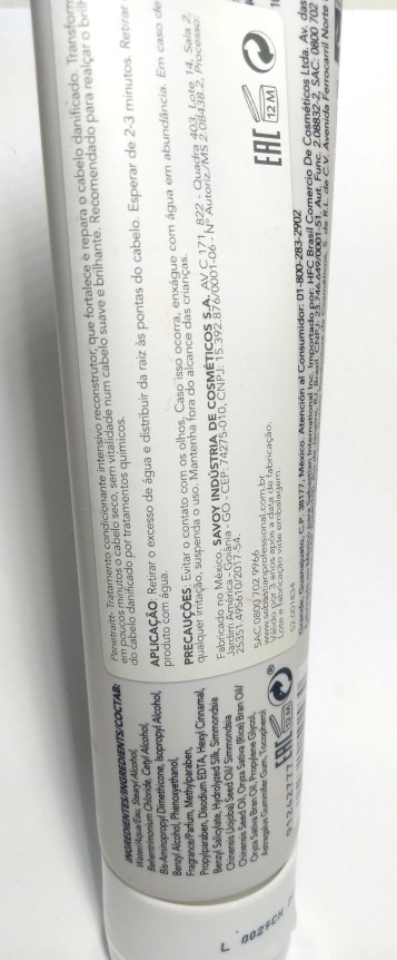 Máscara Sebastian Penetraitt: especificações