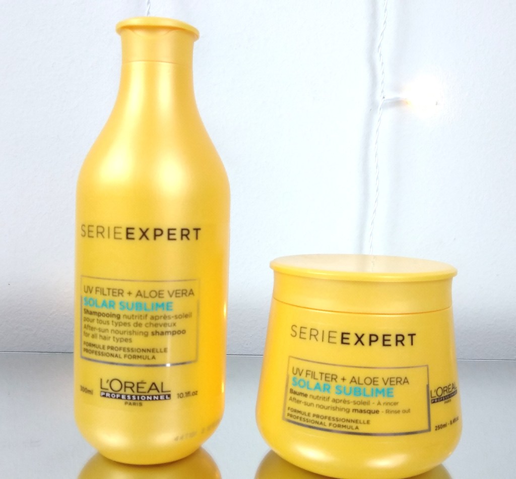 Shampoo e máscara Solar Sublime