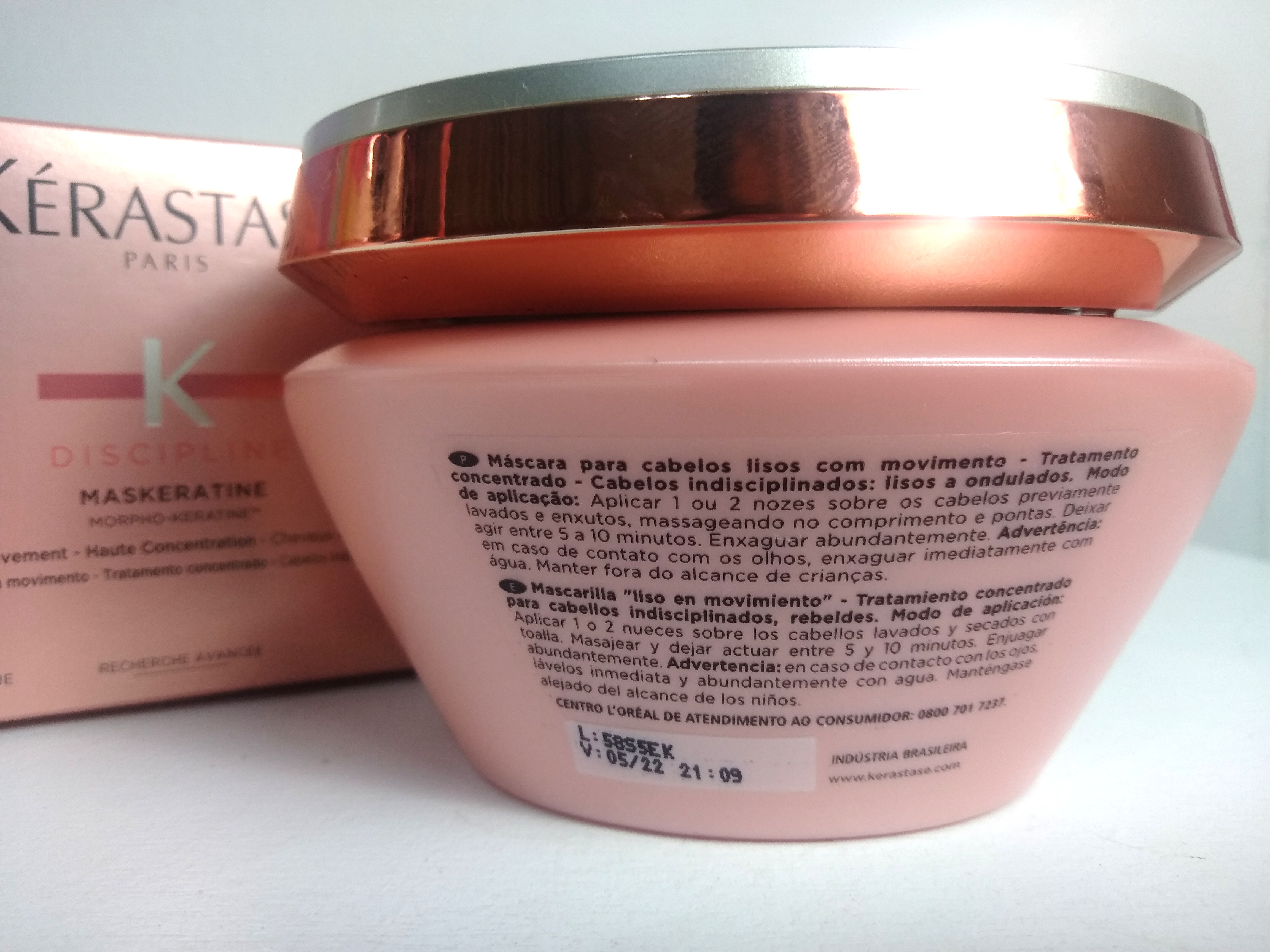 Especificações da Maskeratine da Kérastase 