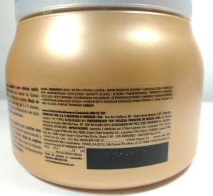 Máscara Absolut Repair Gold Quinoa+ Protein: composição