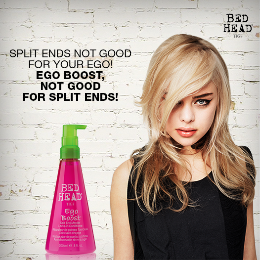 Pontas duplas não são boas para o seu ego! Ego Boost, não é bom para as pontas duplas! 	
Tigi Bed Head Ego Boost 8 oz
