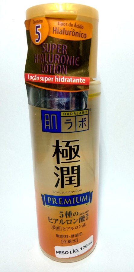 A Super Hyaluronic Lotion Premium da Hada Lavo vem em 170ml