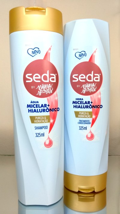 Nova linha Seda By Niina Secrets Água Micelar + Hialurônico